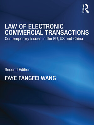cover image of Law of Electronic Commercial Transactions